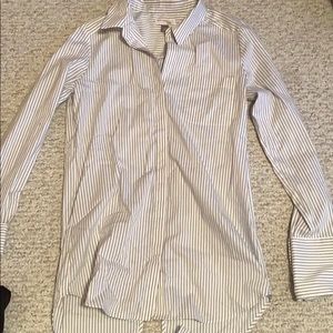 Open back top with built in bandeau